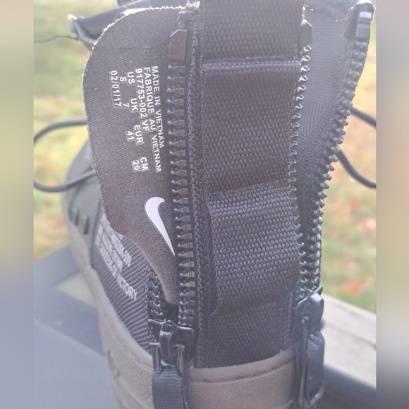 Nike SF Air Force 1 Mid Black Dark Hazel - Women | Color: Black | Size: 8
